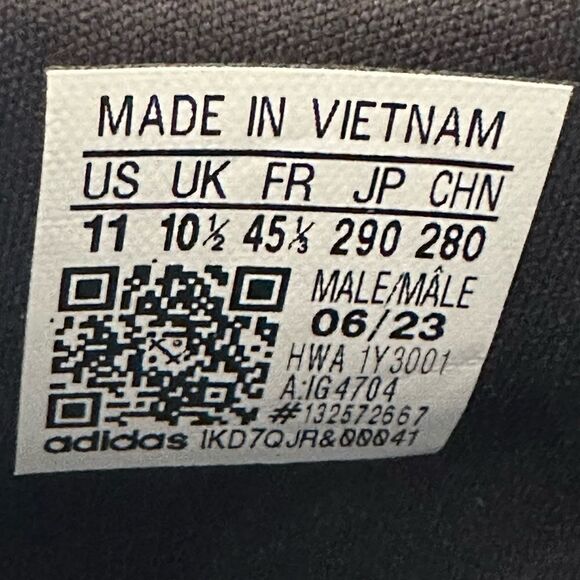 Adidas Swift Run 23 Men’s Running Shoe Core Black Black Gum IG4704 Size 11 - Picture 10 of 11